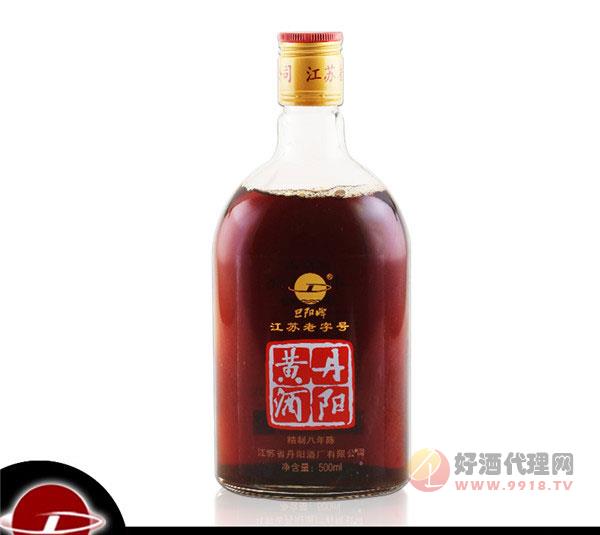 旦阳牌八年陈烤花丹阳黄酒500ml半甜型糯米黄酒丹阳特产