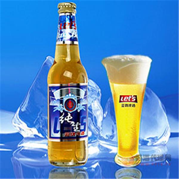 蓝牌纯生啤酒