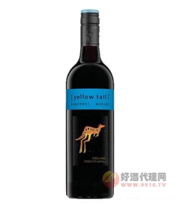 黄尾袋鼠-赤霞珠梅洛葡萄酒
