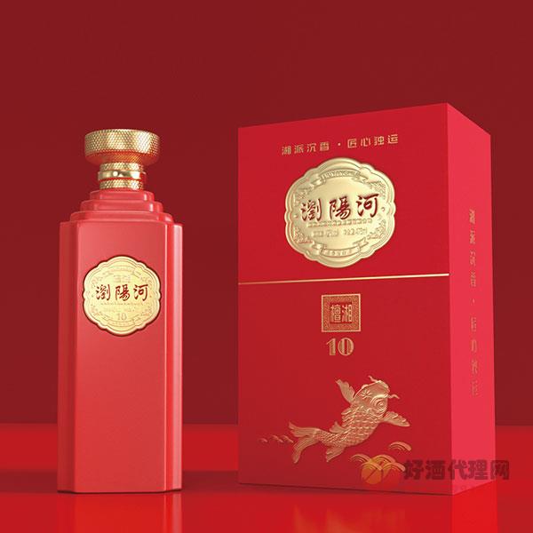 浏阳河檀湘10白酒500ml