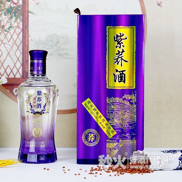 楚开怀紫荞酒42度500ml