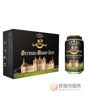 德国艾玛士黑啤酒330ml